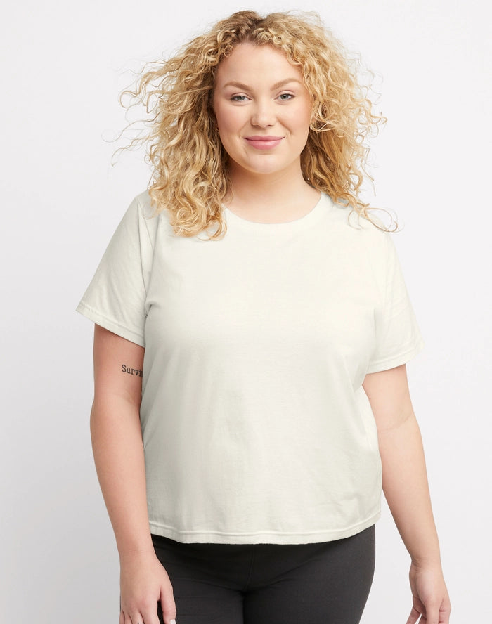 Hanes Originals Women's Cotton T-Shirt, Plus Size