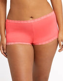 Maidenform One Fab Fit Microfiber Boyshort Underwear With Lace