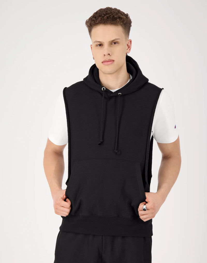 REVERSE WEAVE MUSCLE HOODIE, C LOGO