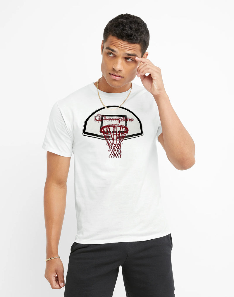 CLASSIC GRAPHIC TEE, B-BALL HOOP