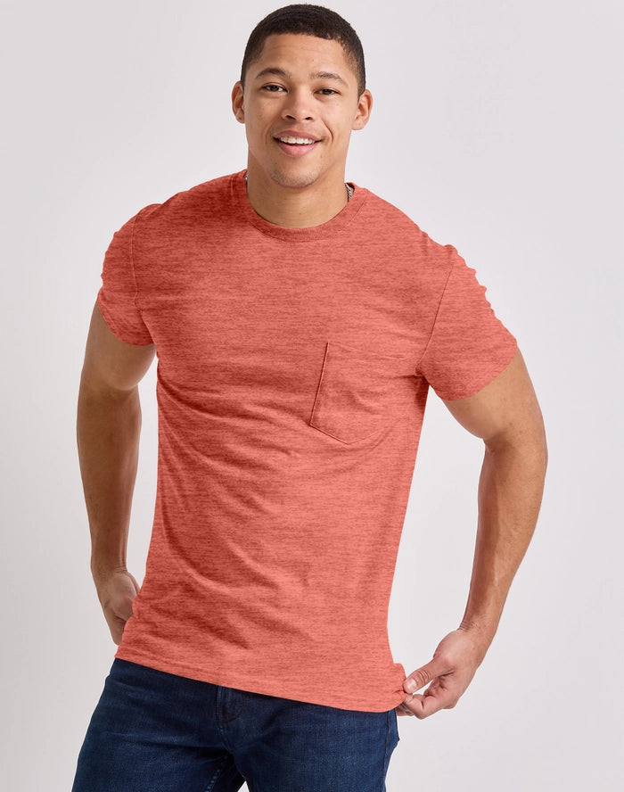 Hanes Original Men's Tri-Blend Pocket T-Shirt