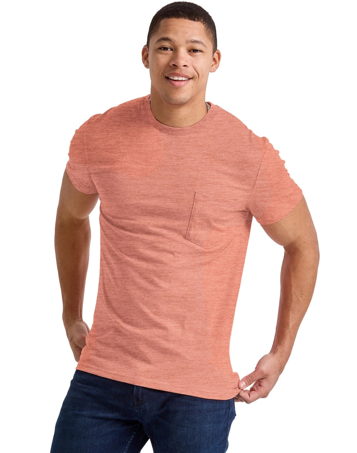 Hanes Original Men's Tri-Blend Pocket T-Shirt