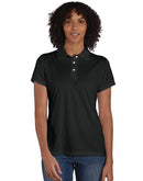 Hanes Sport Cool DRI Women's Performance Polo Shirt Black