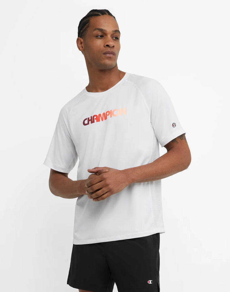 MVP GRAPHIC MESH TEE, GRADIENT LOGO