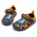 HOBIBEAR Toddler Boys Water Shoes Quick Dry Closed-Toe Aquatic Sport Sandals Toddler/Little Kid