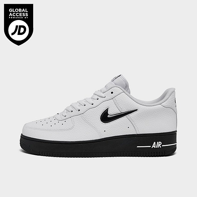 Nike Men's Air Force 1 Jewel Casual Shoes in White/White