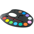Watercolor Paint Artist Palette with Mixing Tray