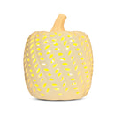 Harvest Pre-Lit White Ceramic Pumpkin Decoration, 8 in, by Way To Celebrate