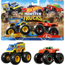 Hot Wheels Monster Trucks Demolition Doubles, Set of 2 Toy Trucks (Styles May Vary)