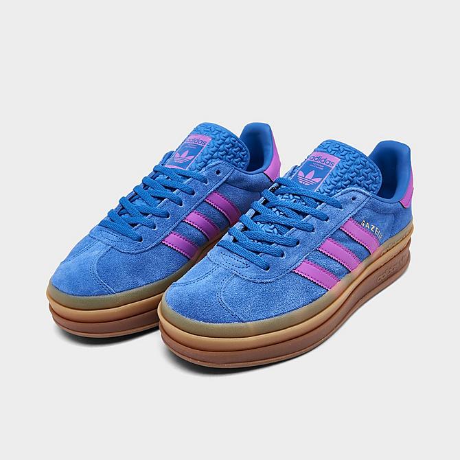 Adidas Women's Originals Gazelle Bold Casual Shoes in Blue/Purple/Blue