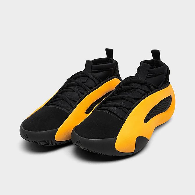 Adidas Harden Vol. 8 Basketball Shoes in Black/Yellow/Crew Yellow