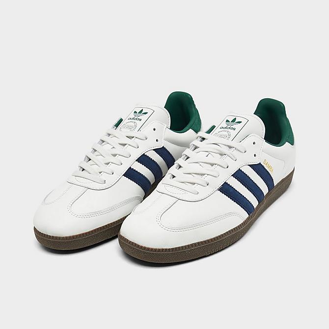 Adidas Men's Originals Samba OG Casual Shoes in Blue/Green/White