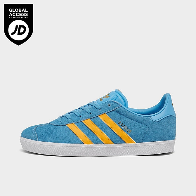 Adidas Big Kids' Originals Gazelle Casual Shoes in Blue/Semi Blue Burst