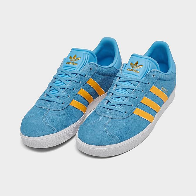 Adidas Big Kids' Originals Gazelle Casual Shoes in Blue/Semi Blue Burst