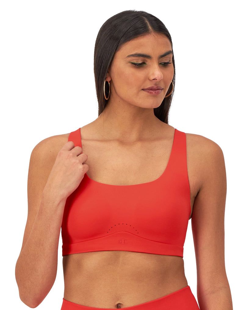 Women's Champion Motion Control High-Impact Sports Bra (Hybrid Sizing) Solar Crimson