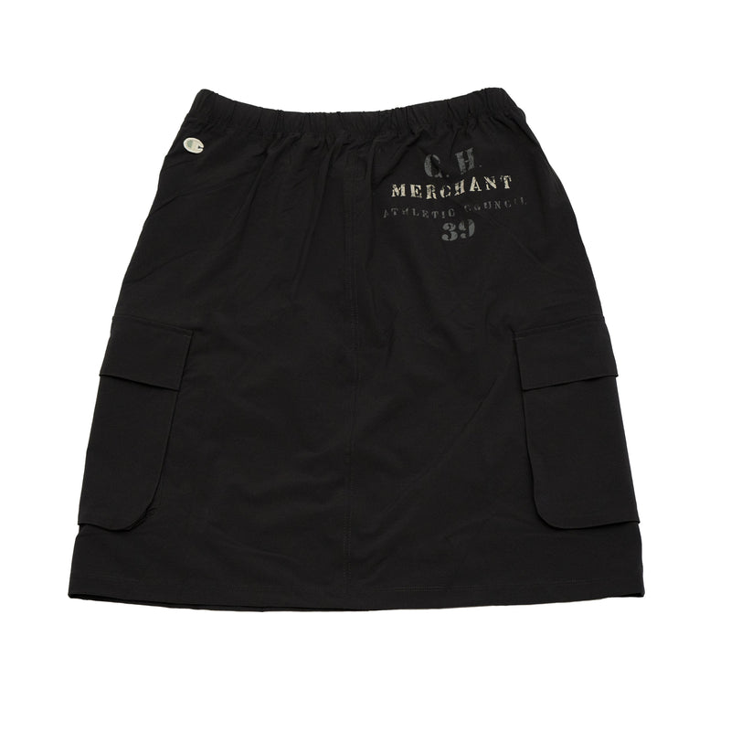 Women's Champion Cargo Skirt, C Logo Black