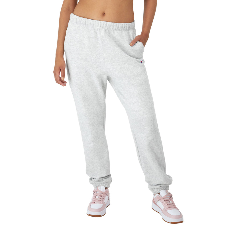 Women's Champion Reverse Weave Sweatpants, Stadium, 30" Silver Grey