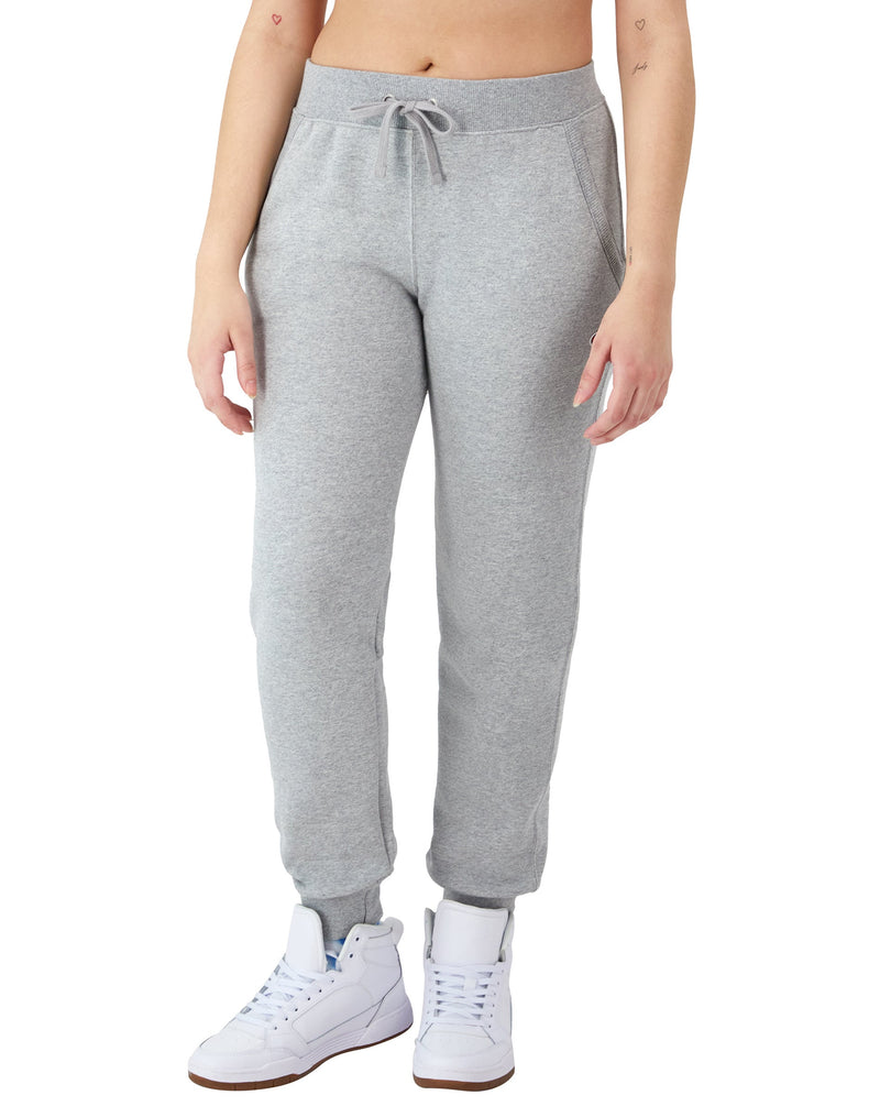 Women's Champion Powerblend Joggers, 29" Oxford Grey