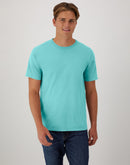 Hanes Unisex Garment Dyed Cotton T-Shirt Mint