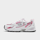 New Balance in White/Pink/White