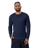 Hanes Sport Cool DRI Men's Performance Long Sleeve T-Shirt Navy
