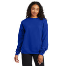 Hanes EcoSmart Unisex Fleece Sweatshirt (Big & Tall Sizes Available) Deep Royal