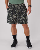 Hanes Moves Men's Total Support Pouch Shorts with Built-In Boxer Brief, 7" Black Grey Hype Camo
