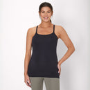 Hanes Maternity Women's Nursing Racerback Tank Black