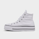 Converse Women's Chuck Taylor All Star Lift Platform Casual Shoes in White/White