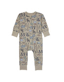 Hanes Pure Comfort Baby Long Sleeve Footless Sleep N' Play, Organic Cotton, Boys & Girls