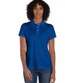 Hanes Sport Cool DRI Women's Performance Polo Shirt Deep Royal