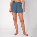 Hanes Originals Women's SuperSoft Comfywear Sleep Shorts, 3.25" Stargazer Grey