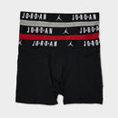 Jordan Men's Flight Boxer Briefs (3-Pack) in Red/Black/Grey/Black
