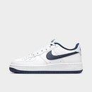 Nike Big Kids' Air Force 1 Low Casual Shoes in Blue/White/White