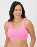Maidenform Seamless Scoop Crop Bralette Popsicle Pink