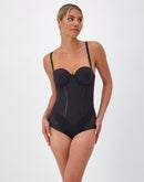 Maidenform Ultra-Firm Convertible Body Shaper with Built-In Underwire Bra Black 36B Women's