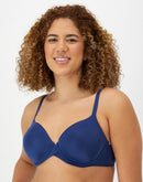 Maidenform One Fab Fit Everyday Modern Demi Underwire Bra Navy Eclipse 32C Women's