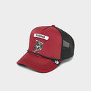 Goorin Bros. GB2 Raging Bull Trucker Hat in Red/Black Cotton