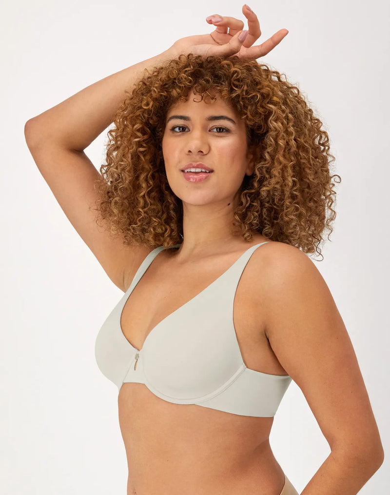 Maidenform Everyday Luxe Full Coverage Underwire Bra Beige Bisque