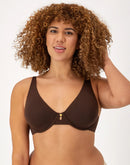 Maidenform Everyday Luxe Full Coverage Underwire Bra Just Brown