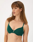 Maidenform Everyday Luxe Full Coverage Underwire T-Shirt Bra Instant Teal
