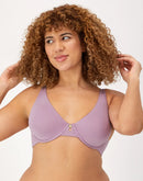 Maidenform Everyday Luxe Full Coverage Underwire T-Shirt Bra Sojourn Lilac