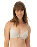 Maidenform Everyday Luxe Full Coverage Underwire T-Shirt Bra Beige Bisque Women's