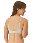 Maidenform Everyday Luxe Full Coverage Underwire T-Shirt Bra Beige Bisque Women's
