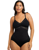 Maidenform Lace Bodysuit Shapewear Black