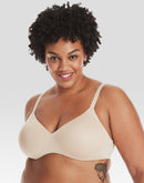 Hanes Women's Concealing Petals Wireless Bra with Convertible Straps Nude