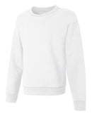 Hanes EcoSmart Girls' Fleece Sweatshirt White