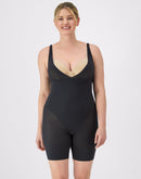 Maidenform Open-Bust Body Shaper, Anti-Static Fabric Black