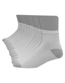 Hanes Ultimate Men's Ankle Socks, 12-Pairs White