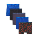 Hanes Moves Boys' Performance Stretch Boxer Brief Underwear, Assorted Solids/Prints, 5-Pack